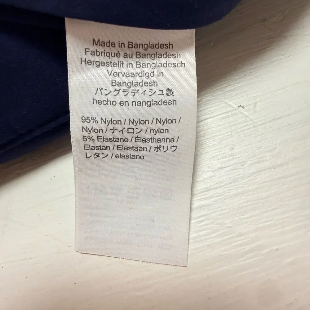 J Crew Mens Tech Golf Shorts 35 Navy Blue 9